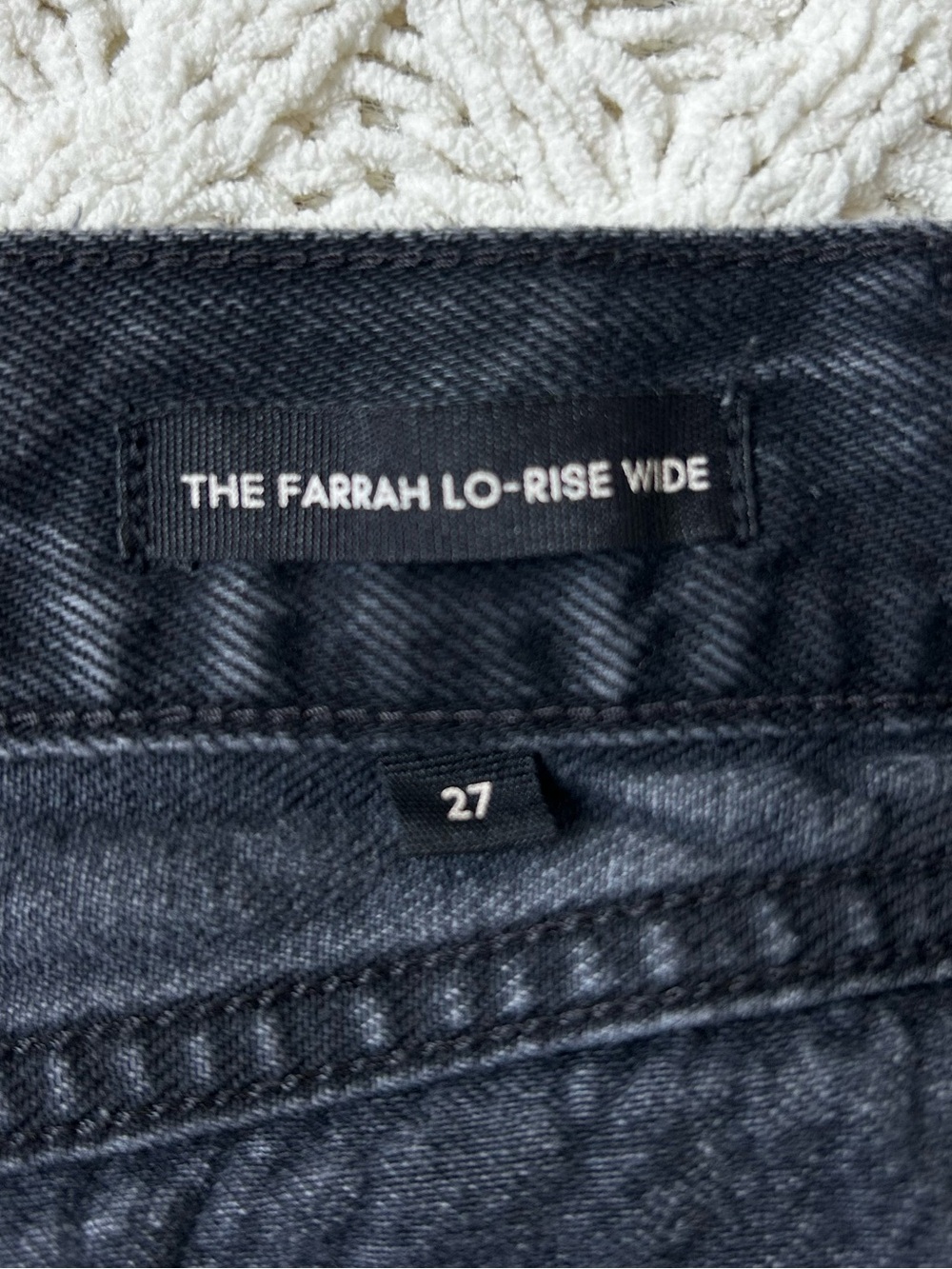 Denim Forum - The Farrah Lo-Rise Wide Jean - Picture 7 of 12